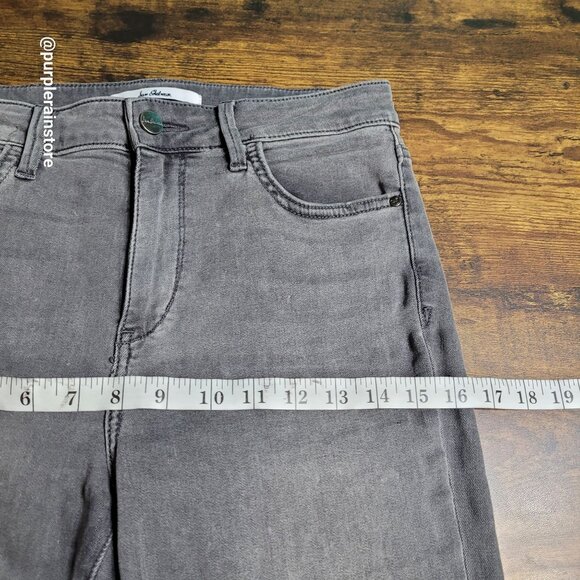 Sam Edelman Jeans 28 The Stiletto High Rise Skinny Charcoal Wash Stretch Denim - Picture 6 of 10